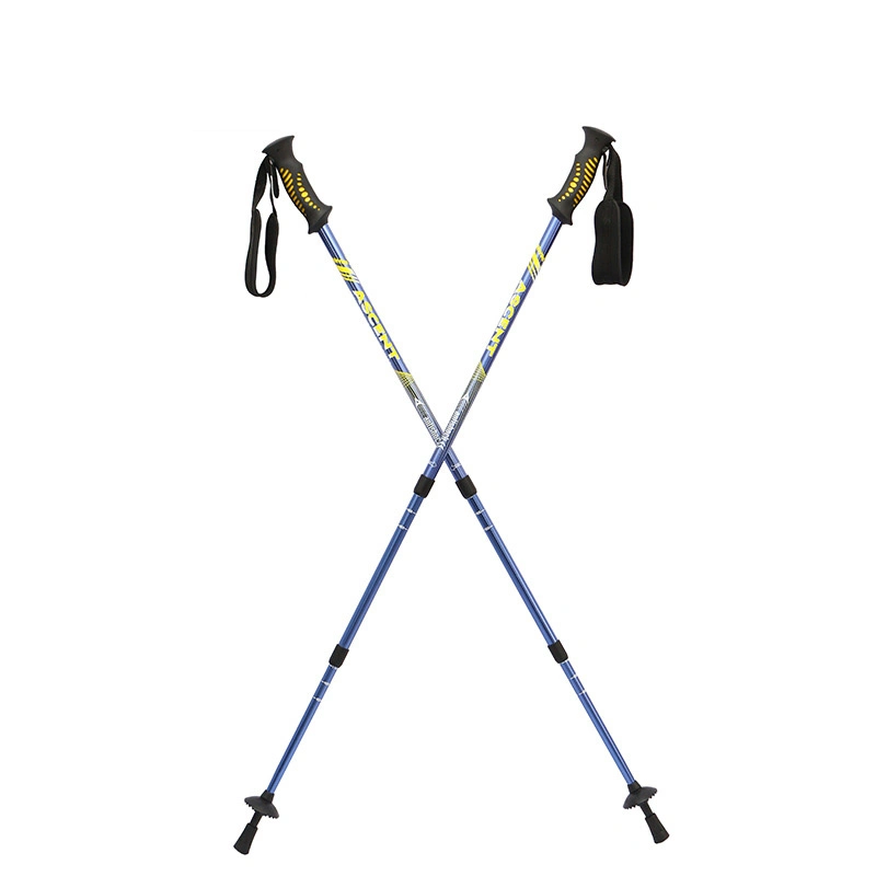 Outdoor Sports Trekking Sticks Telescopic Folding Hiking Sticks Walking Men and Women Outdoor Equipment Tcb-Trekking Pole
