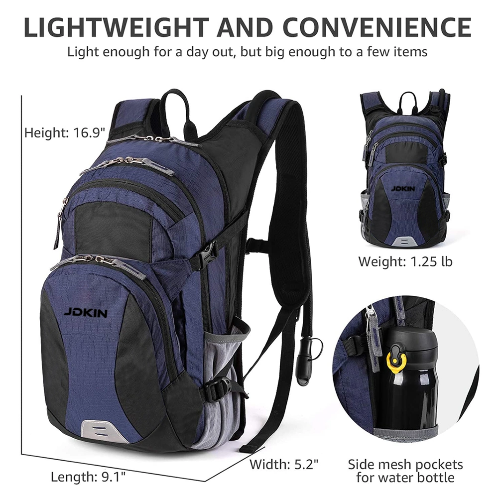 10L Insulated Hydration Backpack Pack Bag with 2/3L Water Bladder, Camelback Water Backpack for Hiking/Running/Cycling/Camping