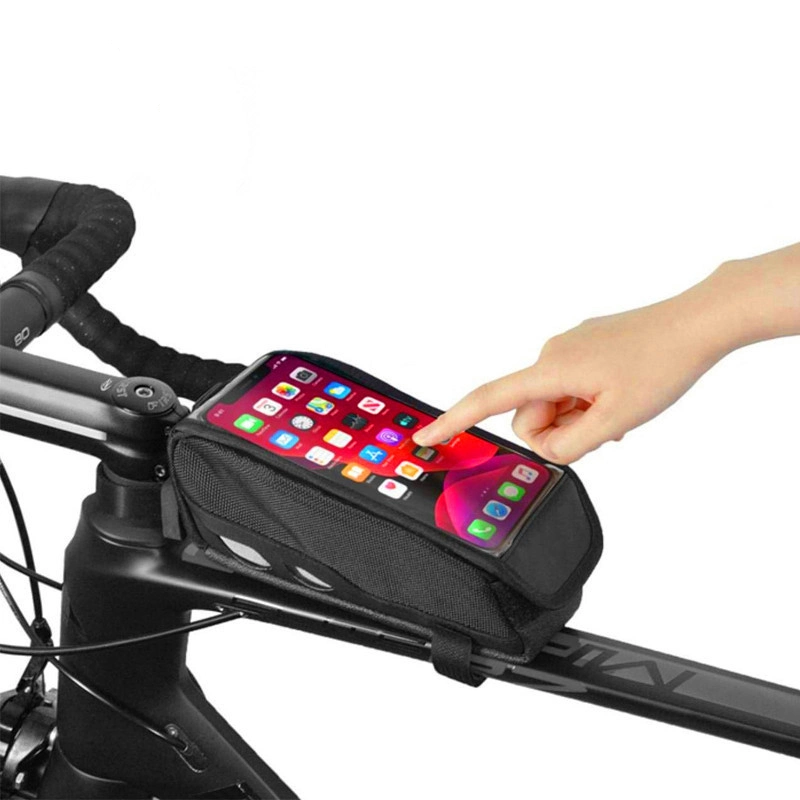 Rainproof Bicycle Front Touch Screen Phone Bag Mountain Bike Top Tube Bag Cycling Pannier Bicycle Bag