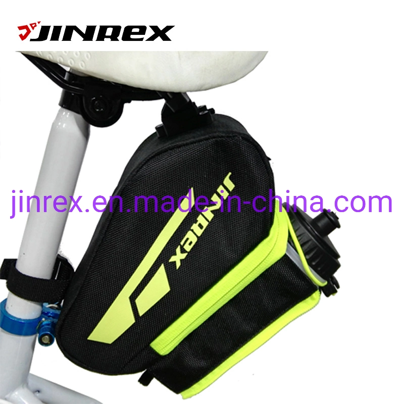 Jinrex New Best Sell Accessory Bike Cycling Saddle Sport Bag with Bottle