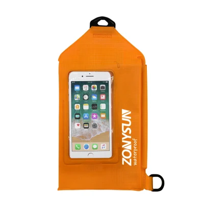 2021 Wholesale PVC Outdoor Cycling Waterproof Bag Transparent Sling Bag Mobile Phone Bags